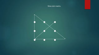 Nine dot matrix.
 