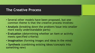 Creative thinking | PPT