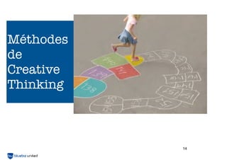 Méthodes
de
Creative
Thinking



           14
 