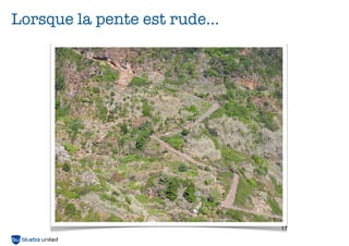 Lorsque la pente est rude...




                               17
 