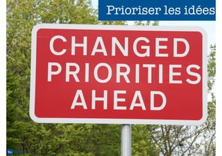 Prioriser les idées




            46
            30
 