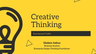 Creative Thinking Overview and Toolkit