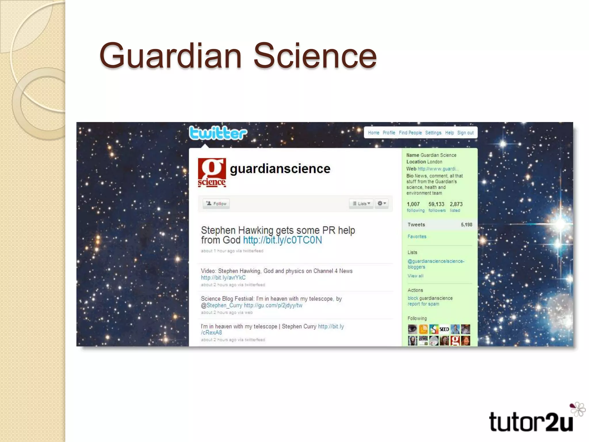 Guardian Science