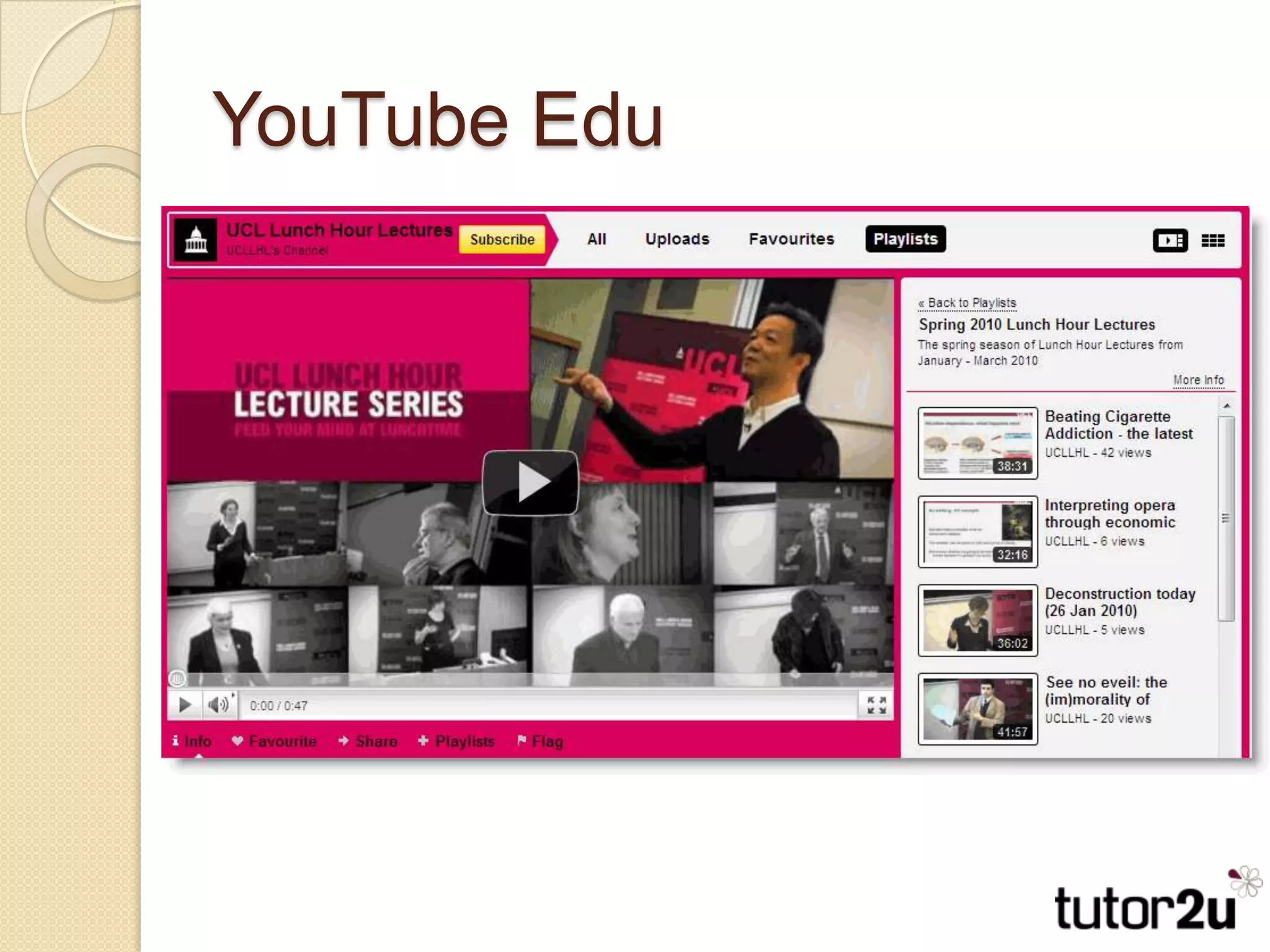 YouTube Edu
