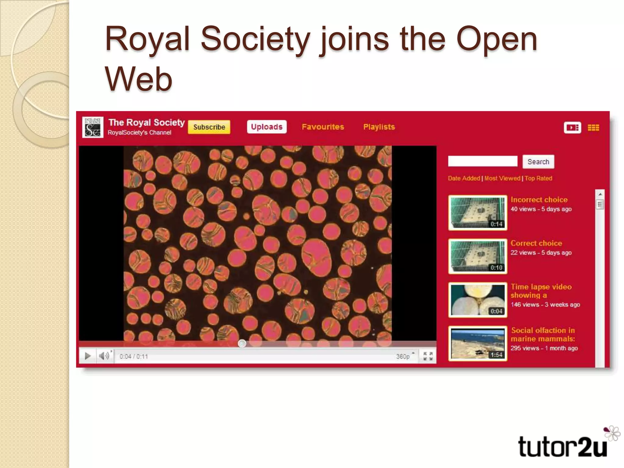 Royal Society joins the Open Web