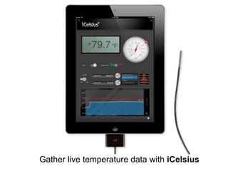 Gather live temperature data with iCelsius
 