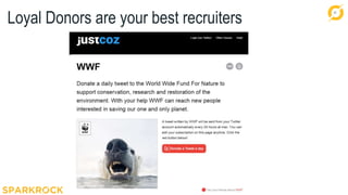 17
Loyal Donors are your best recruiters
 