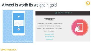 18
A tweet is worth its weight in gold
 