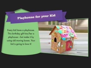 Creative Ways to Reuse Cardboard Boxes | PPTX