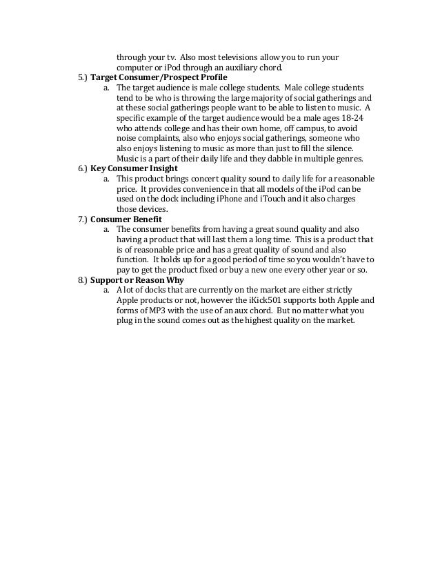 Creative work plan 1