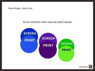 Poster Design – Basics Tips >




                                Make the


                         Typography
         ...