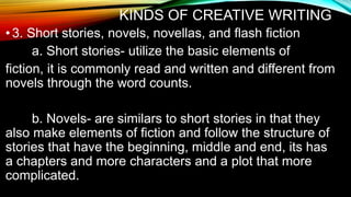 Creative writing lesson 1 | PPTX