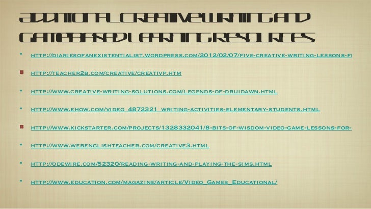 Creative writing problem picture