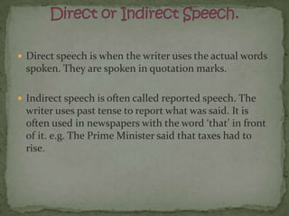 Creative Writing Powerpoint | PPTX