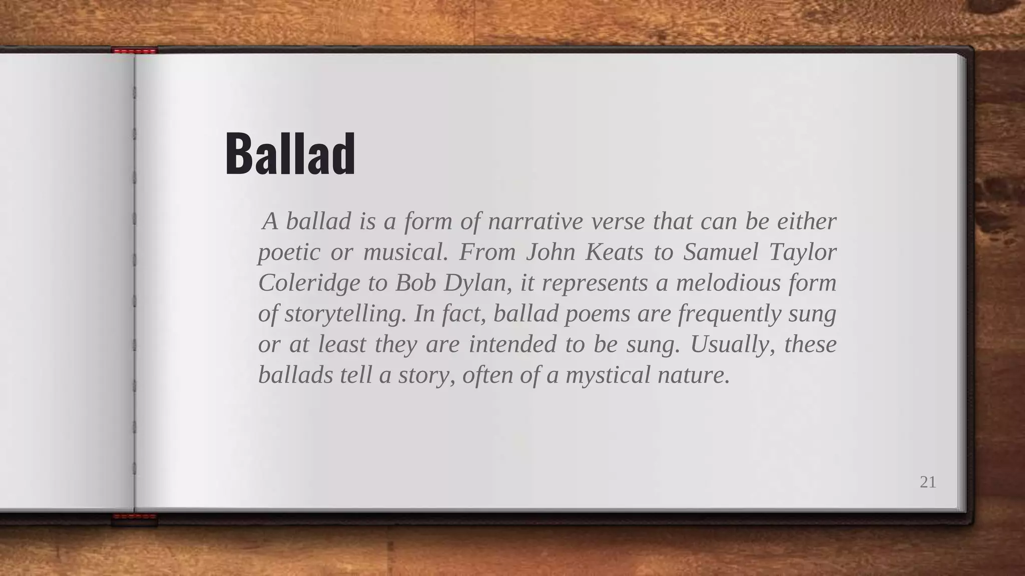 Types of Poetry | PPTX