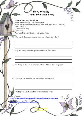 Creative writing practice pack (Grades 6 to 8) | PDF