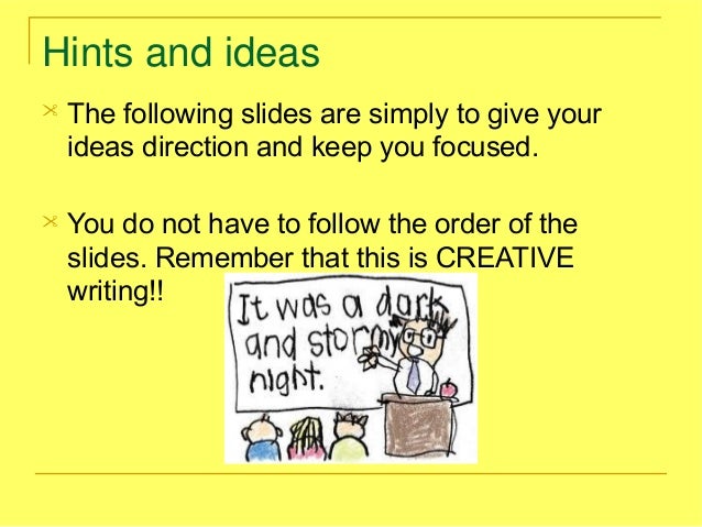 Creative writing 101 picture