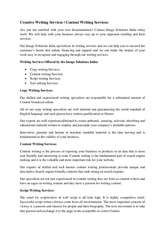 Best writing services
