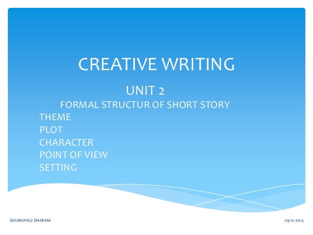 Short story creative writing unit