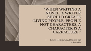 Creative writing (fiction writing)