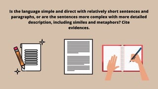 Creative writing (fiction writing)