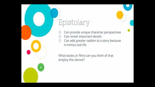 Creative writing (fiction writing)