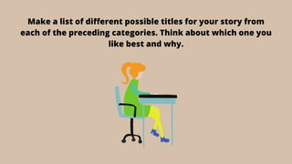 Creative writing (fiction writing)