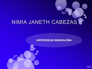 NIMIA JANETH CABEZAS UNIVERSIDAD MAGDALENA 