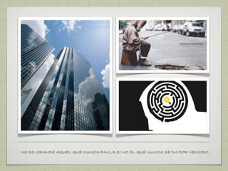 NO ES GRANDE AQUEL QUE NUNCA FALLA SI NO EL QUE NUNCA SE DA POR VENCIDO.
 