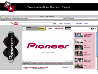 Creación de un Brand Channel en Youtube 
