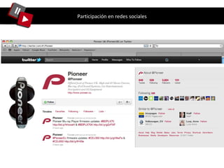 Participación en redes sociales 