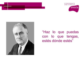 ¿qué son y para qué sirven las creencias?
“Haz lo que puedas
con lo que tengas,
estés dónde estés”
 