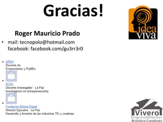 Gracias!        Roger Mauricio Pradomail: tecnopolo@hotmail.comfacebook: facebook.com/gu3rr3r0