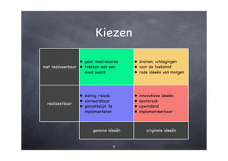 Creativiteit - hoe? zo!