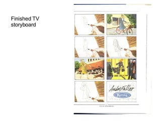 Finished TV storyboard