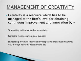 Creativity | PPTX