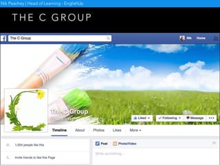 T H E C G R O U P
Nik Peachey | Head of Learning - EnglishUp
 