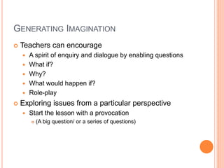 Creativity in Classrooms | PPTX