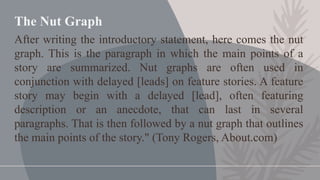 Creativity-Matters. Writing Feature Articles | PPTX