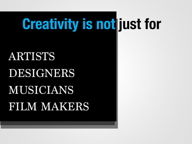 Creativity1 | PPT