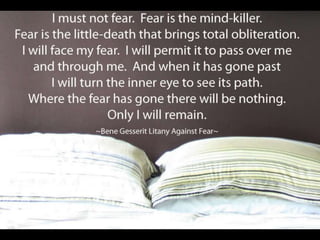 Overcoming Fear
 