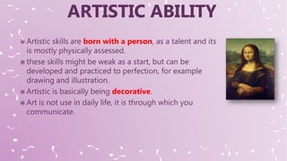 Creativity and arts presentation (1) | PPTX