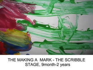 Scribble Mark Making Example Creativity and emotional management | PPT