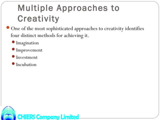 Creativity and innovation (2)