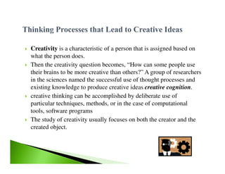 Creativity and problem solving | PDF