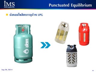 80Aug 28, 2014
Punctuated Equilibrium
 ถังคอมโพสิตบรรจุก๊าซ LPG
 