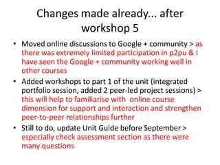 Pedagogical Playground Model
(Nerantzi, 2015)
Playground 1.o
supervised
Playground 2.0
participatory
Playground 3.0
self-determined
 