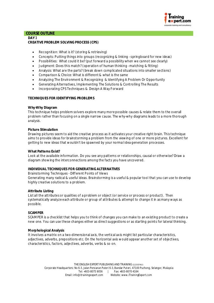 problem solving thesis statement problem solving thesis statement