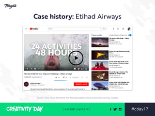 Case history: Etihad Airways
Source: How Micro-Moments Are Reshaping the Travel Customer Journey, Google
 