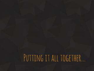 Puttingitalltogether...
 